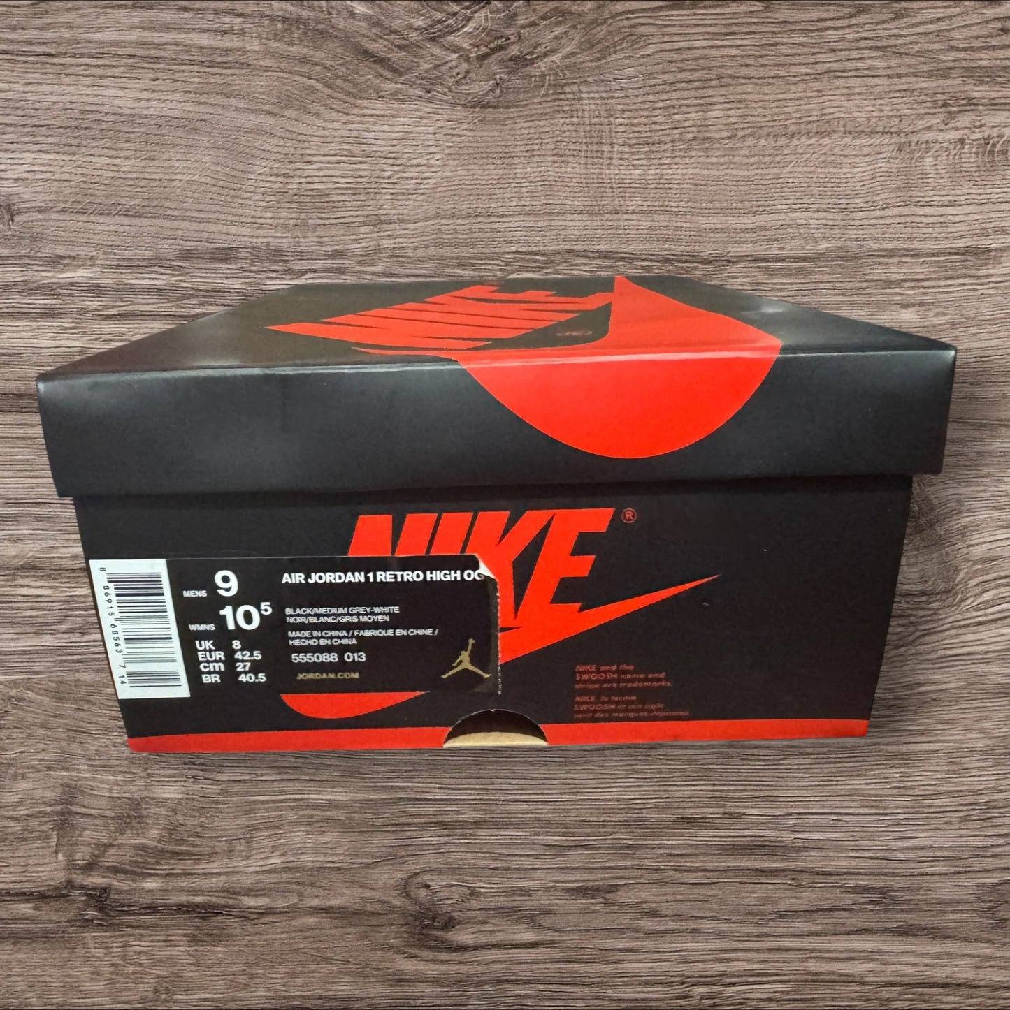 Jordan 1 Shadow Size 9 (555088 013)