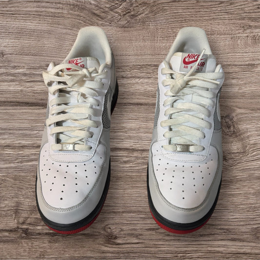 Nike Air Force 1 Grey/Red Size 13 (No Box 315122-118)
