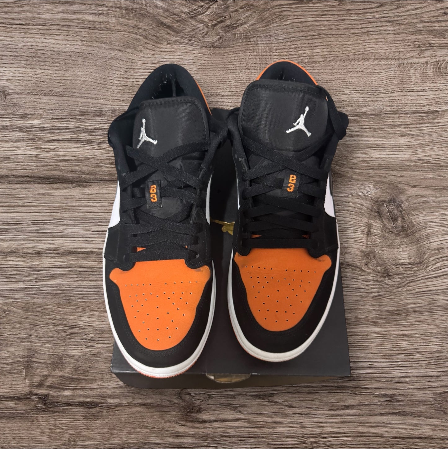 Jordan 1 Low Shattered Backboard Size 10.5 (553558 128)