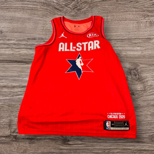 Jordan Red Kawhi Leonard All-Star Jersey 2016 Size Large