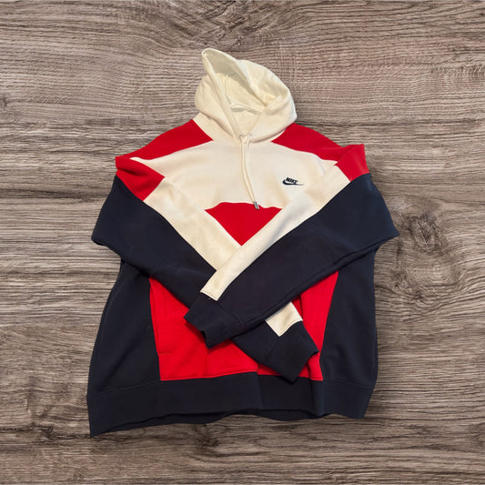 Nike Navy/Red Club Fleece Sweater Size L