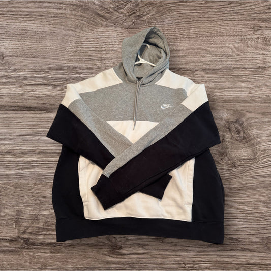 Nike Black/Grey Club Fleece Sweater Size L