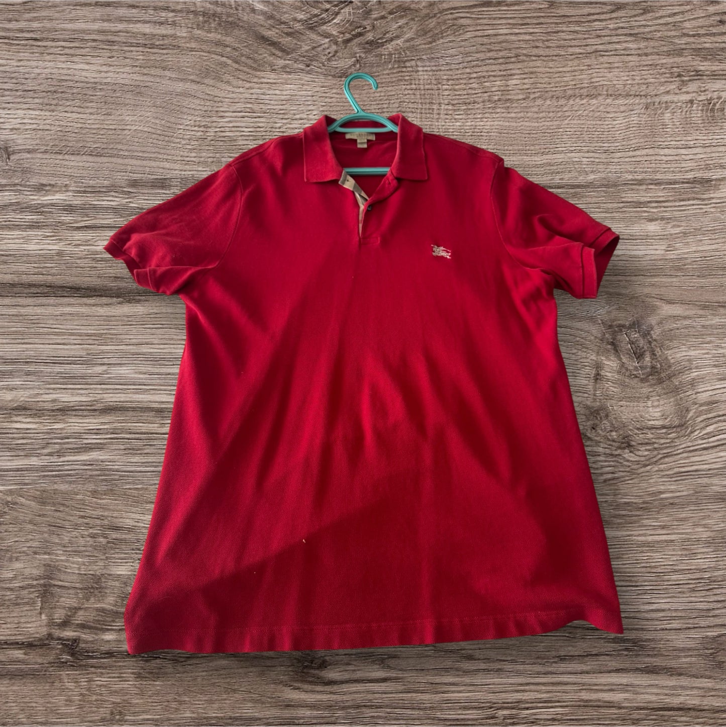 Burberry Red Polo Shirt