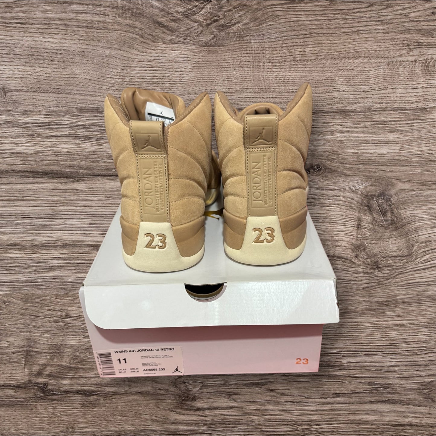 Jordan 12 Vachetta Tan Size 9 (A06068 203)