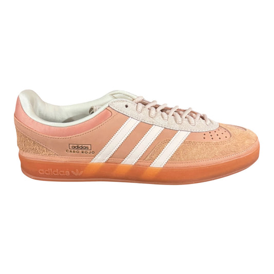 Sneaker Vault adidas Cabo Rojo low top sneakers in dusty rose suede and synthetic with white stripes and gum sole.